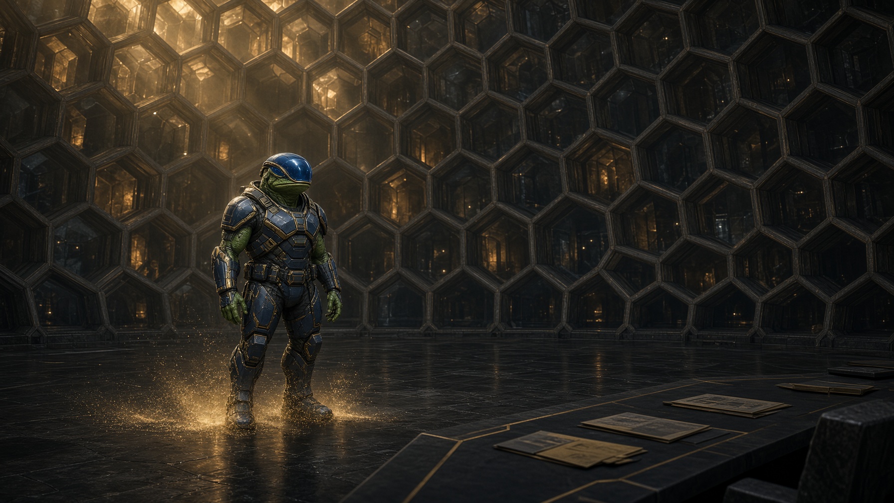 The Hive architect in the command hall